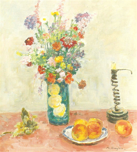 Fiori con tappeto rosso(1967)