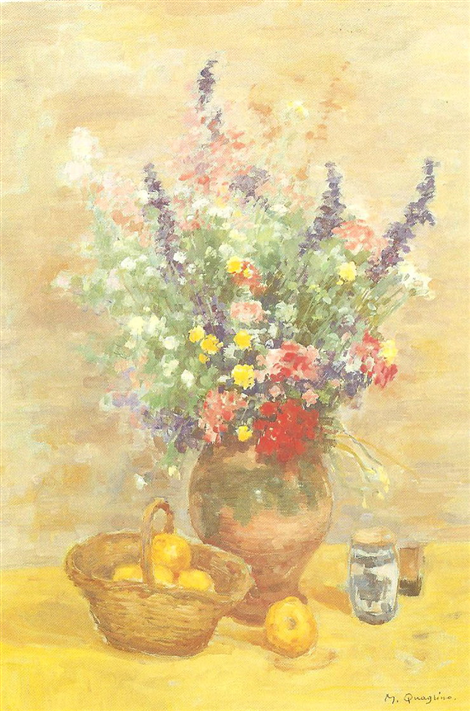 Fiori con vasetto blu(1972)